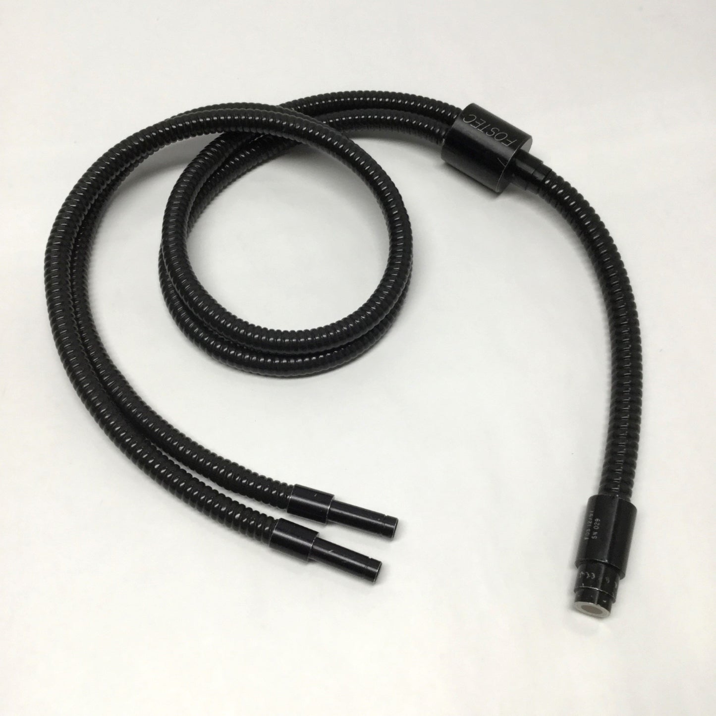 Used Fostec Schott A21040 Dual Randomized Calibrated Fiber Optic Light Guide, 48" L