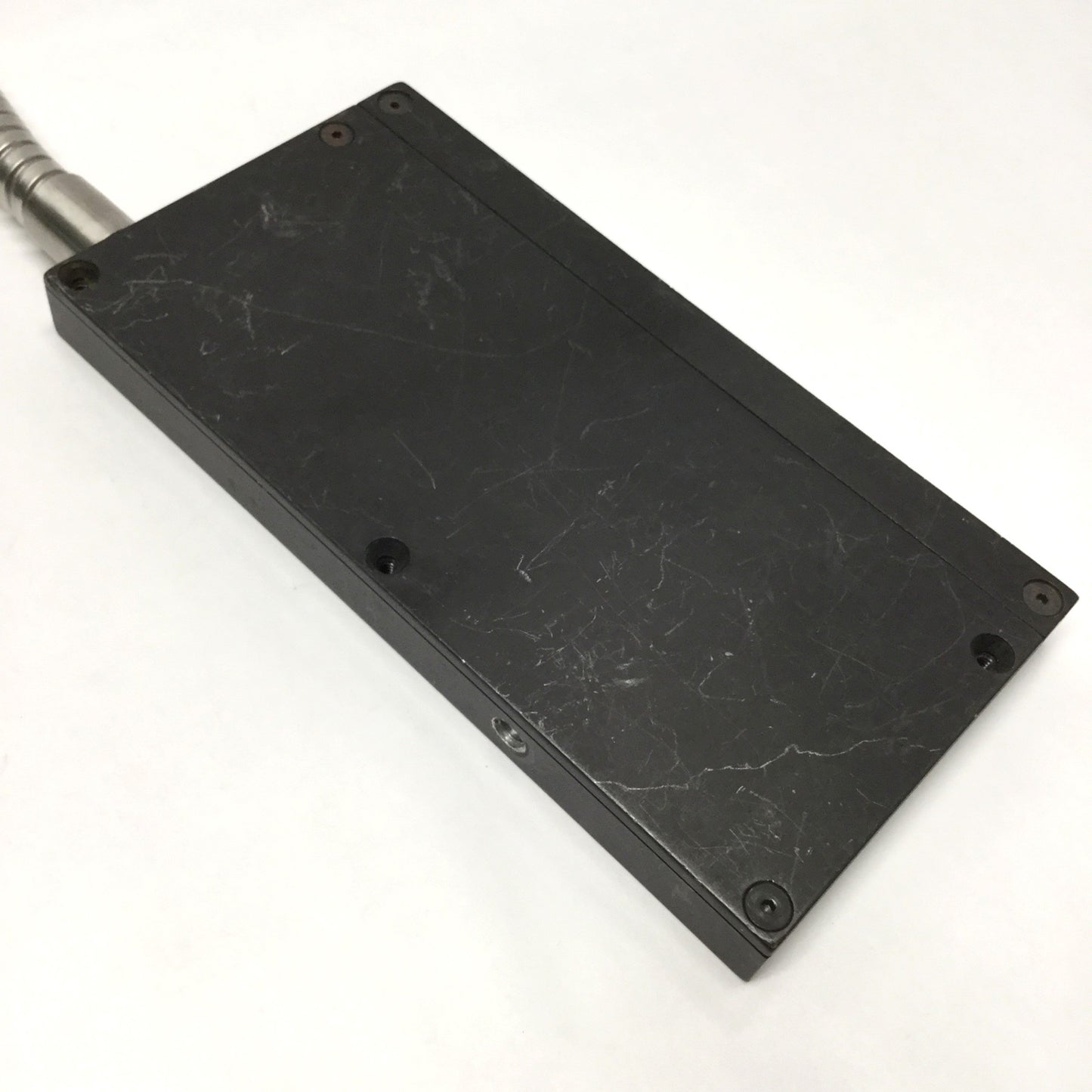 Used Machine Vision Fiber Optic Line Scan Light Guide 6" Slit, 24" Long Cable