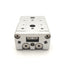 Used SMC MXS8-10 Linear Pneumatic Slide Table Bore: 6mm, Stroke: 10mm, M3 x 0.5