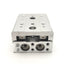 Used SMC MXS8-10 Linear Pneumatic Slide Table Bore: 6mm, Stroke: 10mm, M3 x 0.5