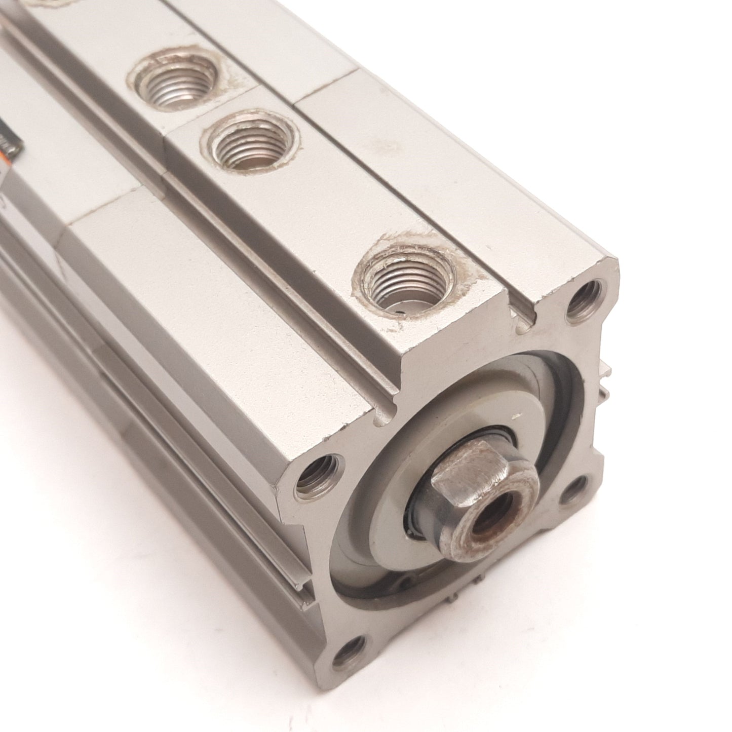 Used SMC CQ2B50-30+30DC-X Pneumatic Cylinder, 2x Actuators, Bore: 50mm, Stroke: 30mm