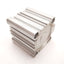 Used SMC Pneumatic Cylinder, Double Acting, Bore: 2", Stroke: 1", Ports: 1/4" NPT