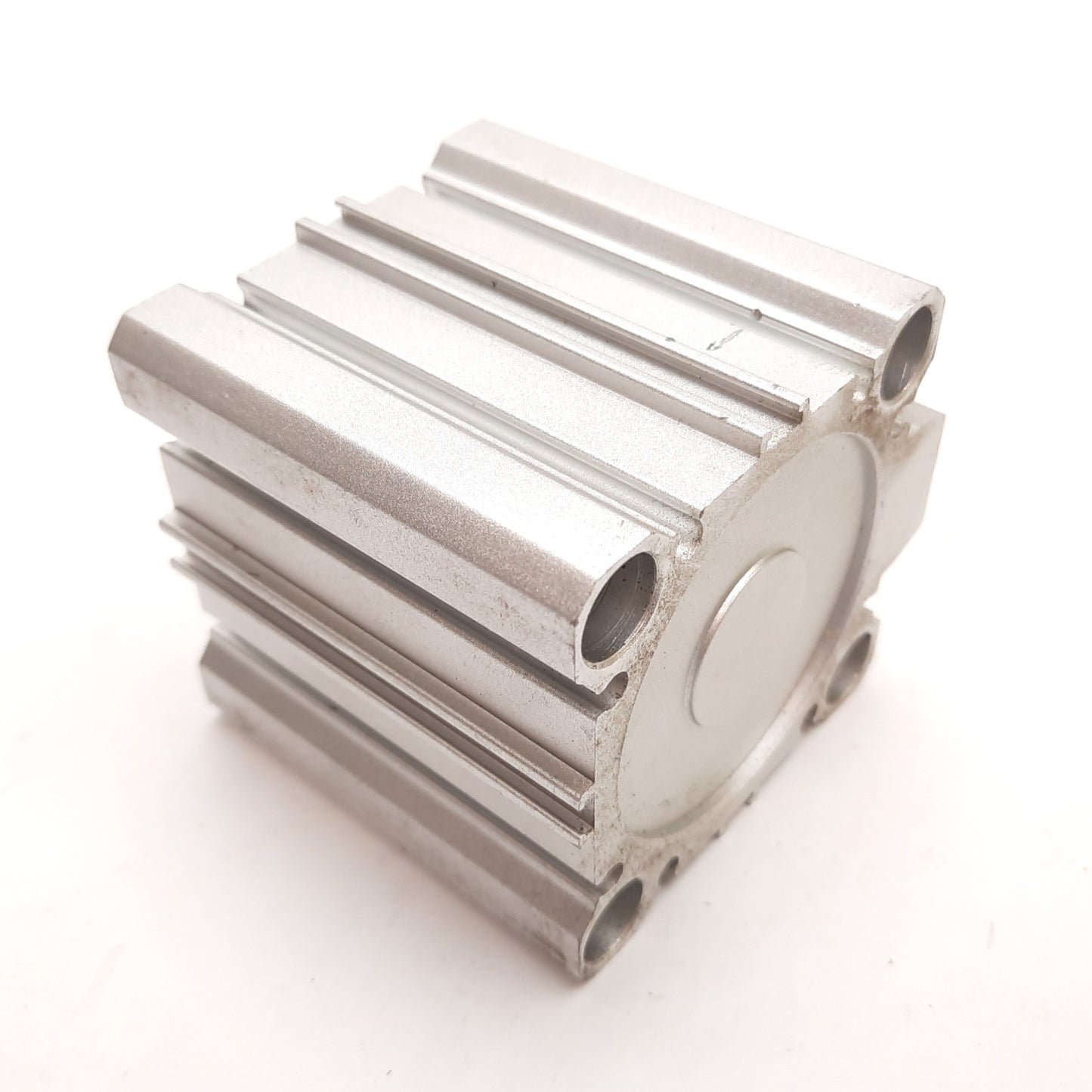 Used SMC Pneumatic Cylinder, Double Acting, Bore: 2", Stroke: 1", Ports: 1/4" NPT