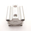 Used SMC Pneumatic Cylinder, Double Acting, Bore: 2", Stroke: 1", Ports: 1/4" NPT