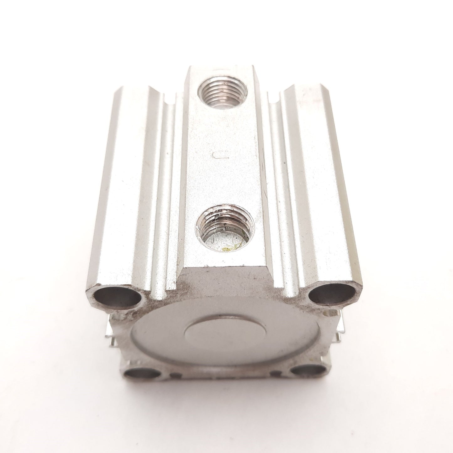 Used SMC Pneumatic Cylinder, Double Acting, Bore: 2", Stroke: 1", Ports: 1/4" NPT
