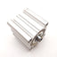 Used SMC Pneumatic Cylinder, Double Acting, Bore: 2", Stroke: 1", Ports: 1/4" NPT