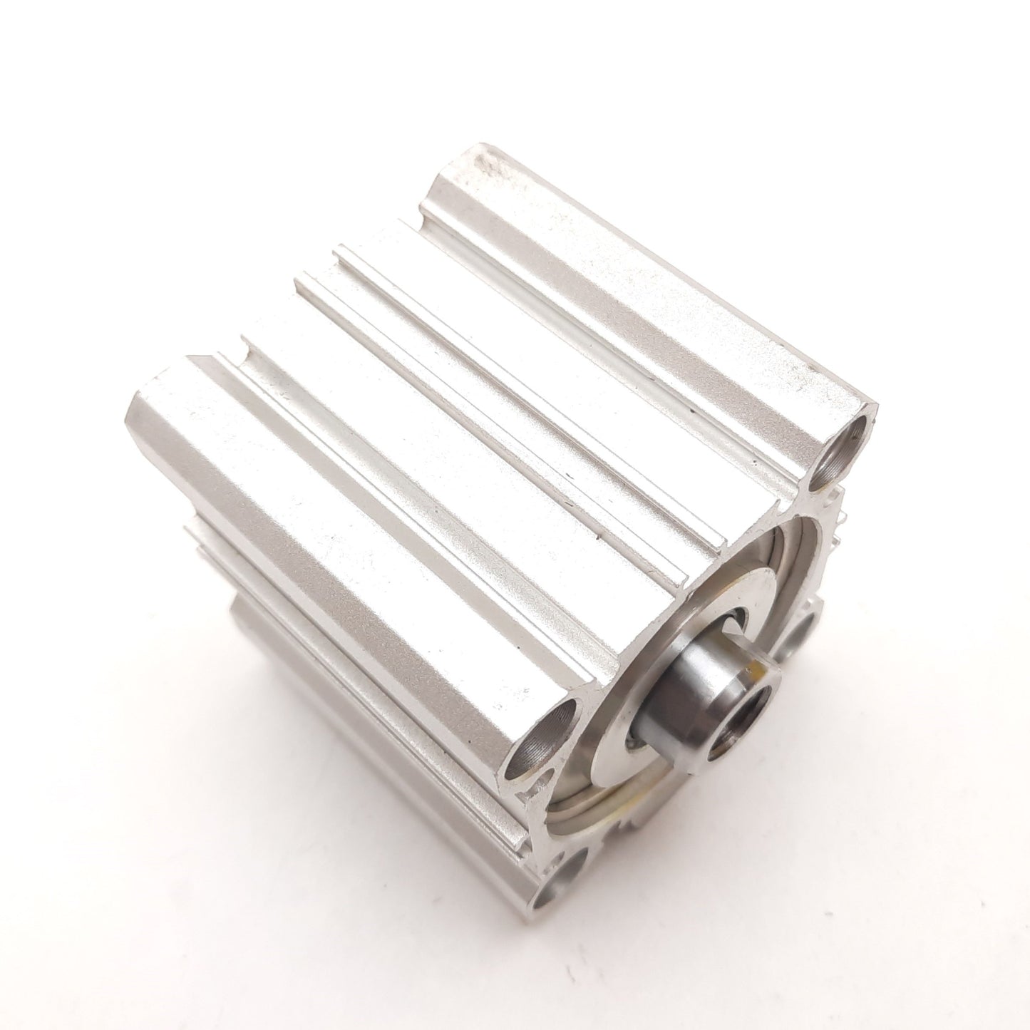 Used SMC Pneumatic Cylinder, Double Acting, Bore: 2", Stroke: 1", Ports: 1/4" NPT