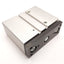 Used Pneumatic Guided Cylinder Double Acting, Bore: 1.5", Stroke: 2", Ports: 1/8" NPT