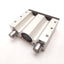 Used Pneumatic Guided Cylinder Double Acting, Bore: 1.5", Stroke: 2", Ports: 1/8" NPT