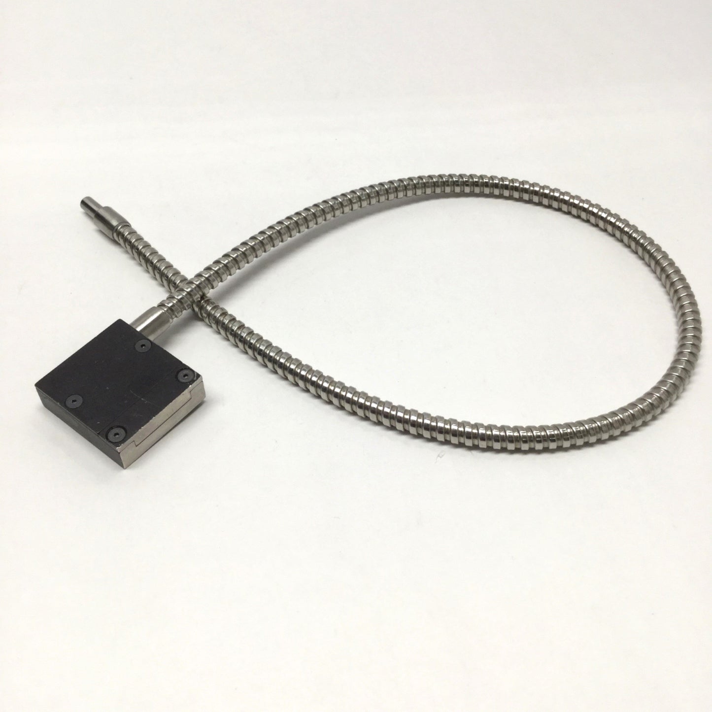 Used Machine Vision Fiber Optic Line Scan Light Guide 1" Slit, 24" Long, Ø1/4" Input