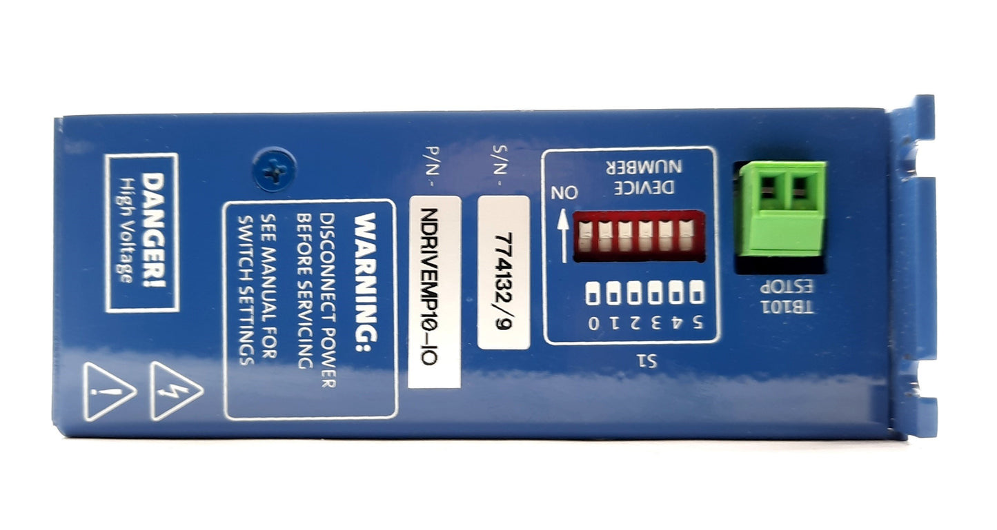 Used Aerotech NDRIVEMP10-IO MP Digital Motor Drive 1-Axis 80VDC 10A Firewire 24-80VDC