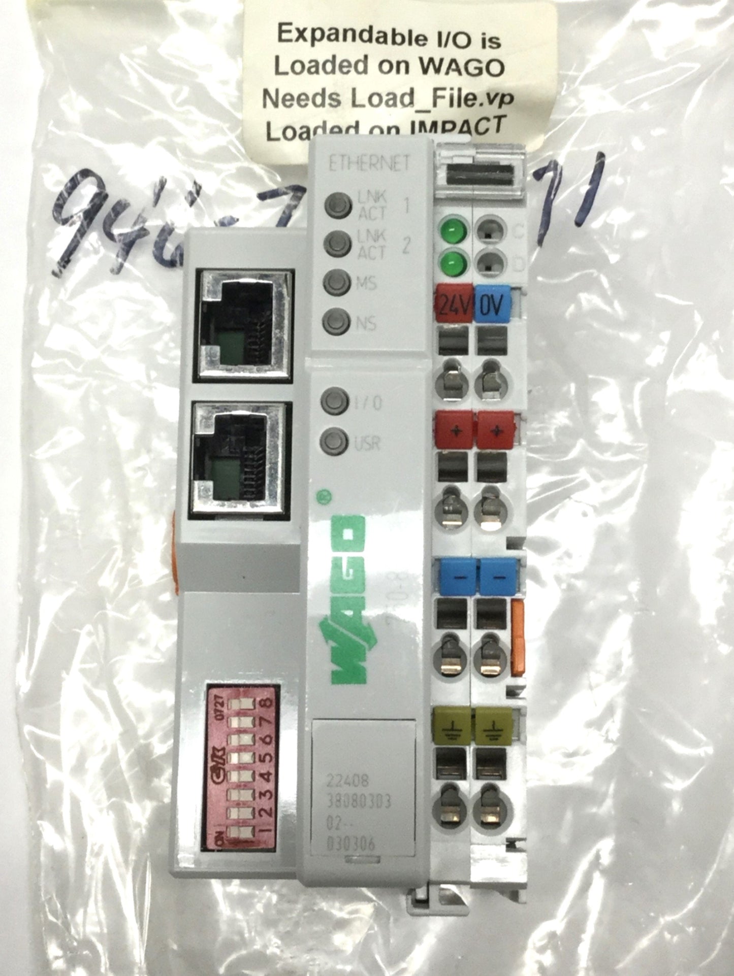 New Other Wago 750-871 I/O Interface Ethernet TCP/IP Controller 32-bit, 2-Port RJ45, 24VDC