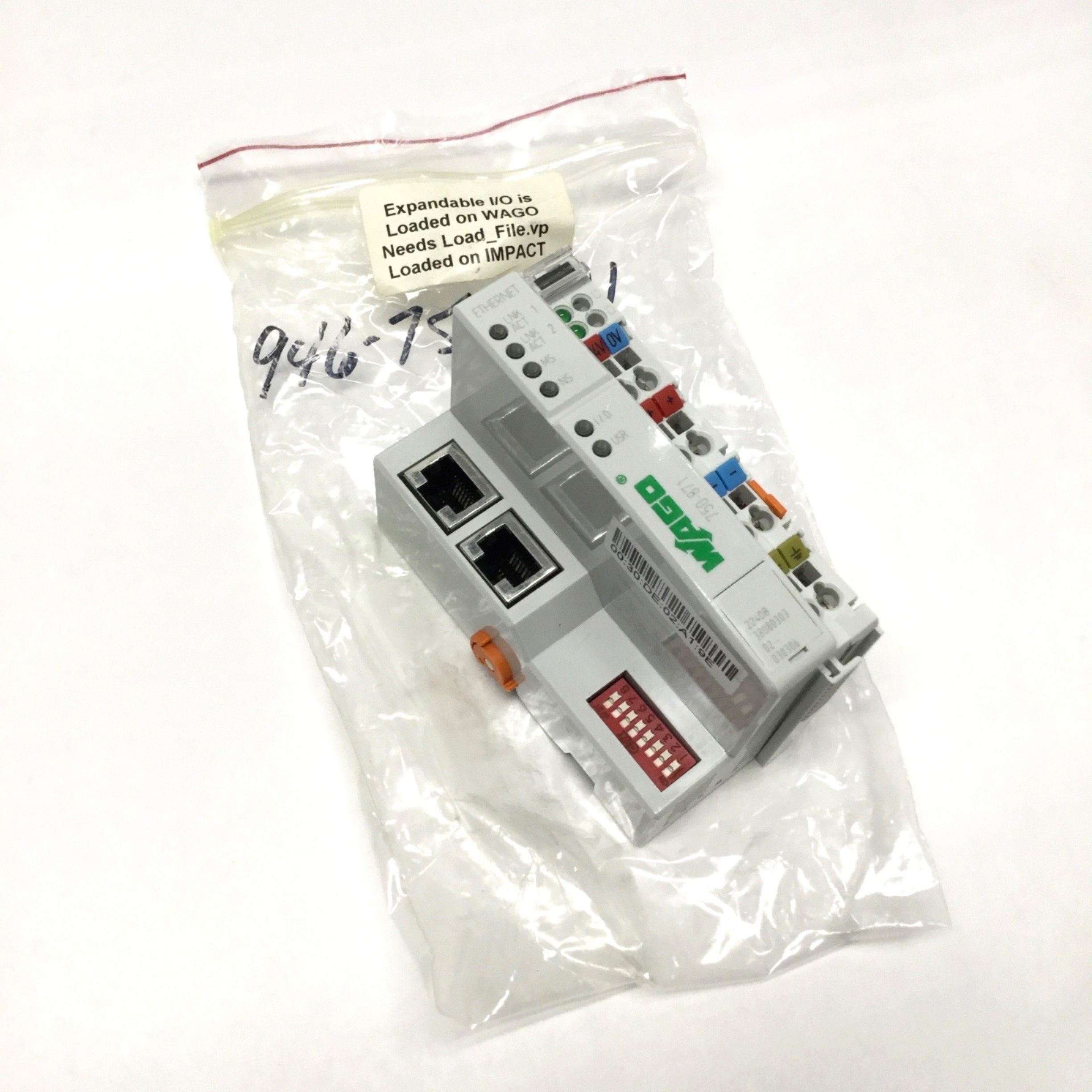 Wago 750-871 I/O Interface Ethernet TCP/IP Controller 32-bit, 2-Port R ...