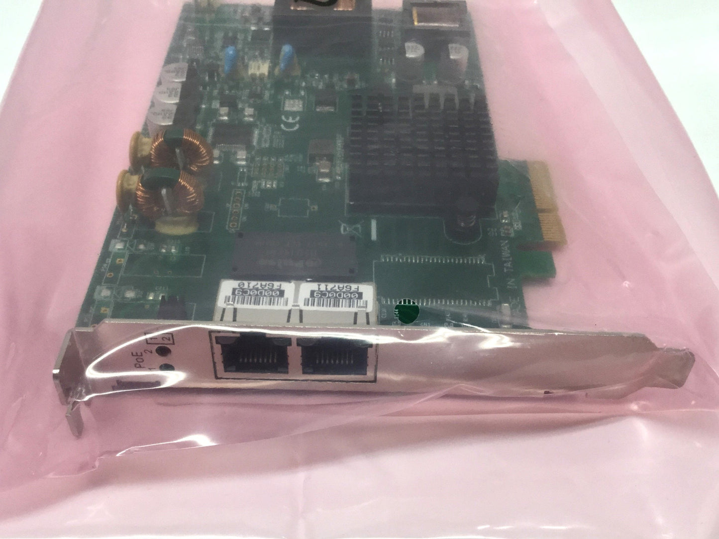 New Other Advantech PCIE-1672PC 2-Port Gigabit Ethernet Card 10/100/1000BaseT 802.3af PoE