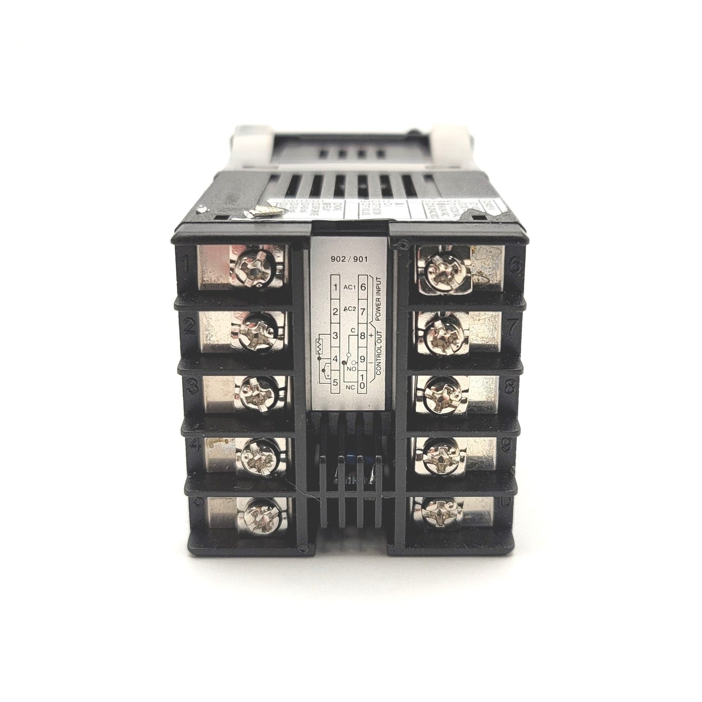 Used Ogden ETR-905 1/16 DIN Temperature Controller 90-264VAC, J-Type TC, Relay Output