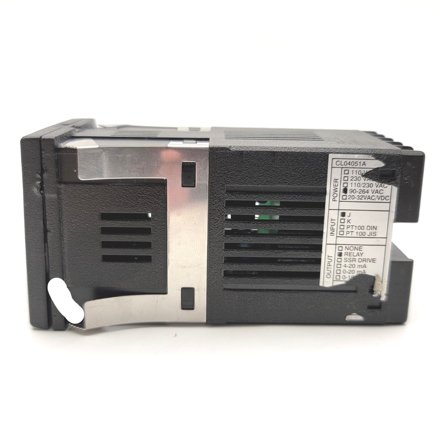 Used Ogden ETR-905 1/16 DIN Temperature Controller 90-264VAC, J-Type TC, Relay Output