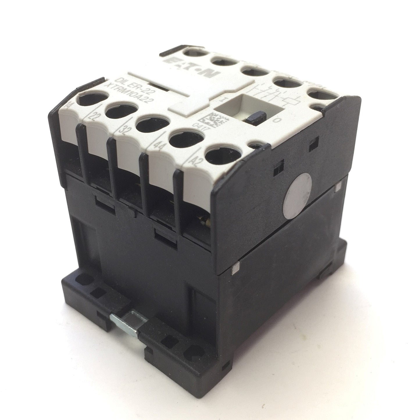 New – Open box Eaton DILER-22 XTRM10A22 Contactor Relay, 250VDC 0.5A, 600VAC 10A, 2NO, 2NC