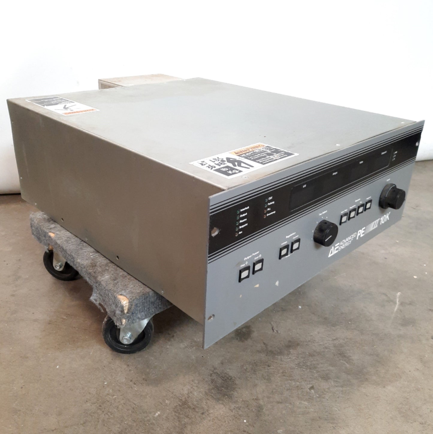 Used Advanced Energy 3157600-004 PEII Reactive Sputtering PSU 1100V 10kW 40KHz 208VAC