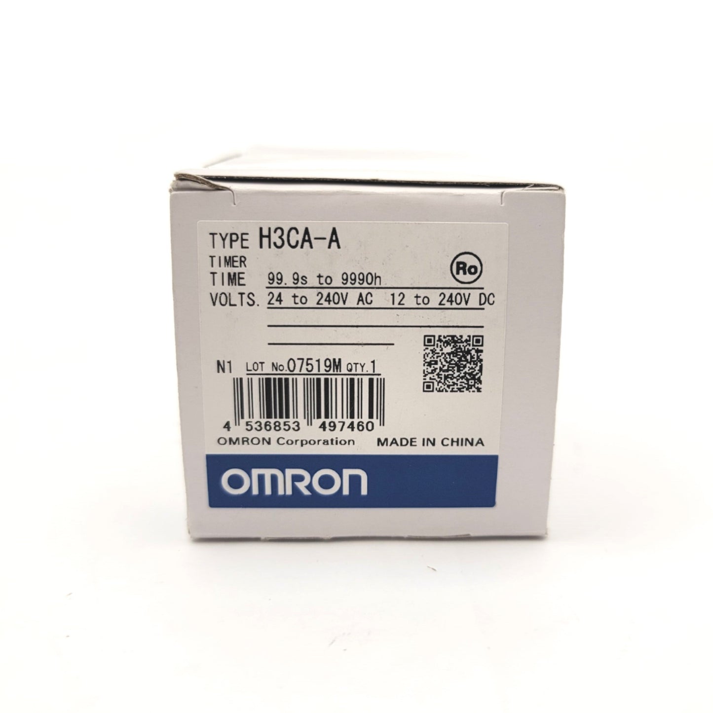New – Open box Omron H3CA-A Solid State Timer 0.1s-9990hr, 24-240VAC/DC, Relay 250VAC 3A Max