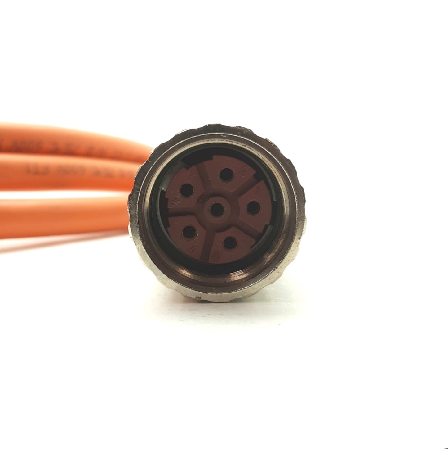 Used  LAPP 7072509 Servo Power Cable 4x 1mm 2x .5mm Conductors M23 Connector 6-Pin 9'