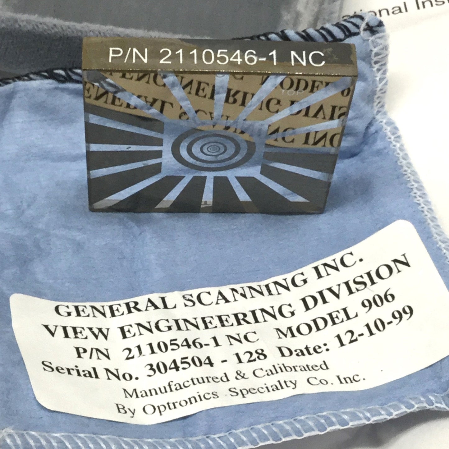 New – Open box View Engineering 2110546-1 NC Calibration Standard for Voyager Inspection CMM