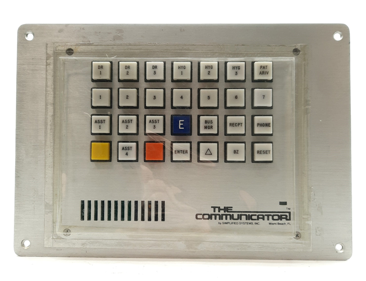 Used Simplified Solutions The Communicator MPX Intercom Keypad, 35 Buttons