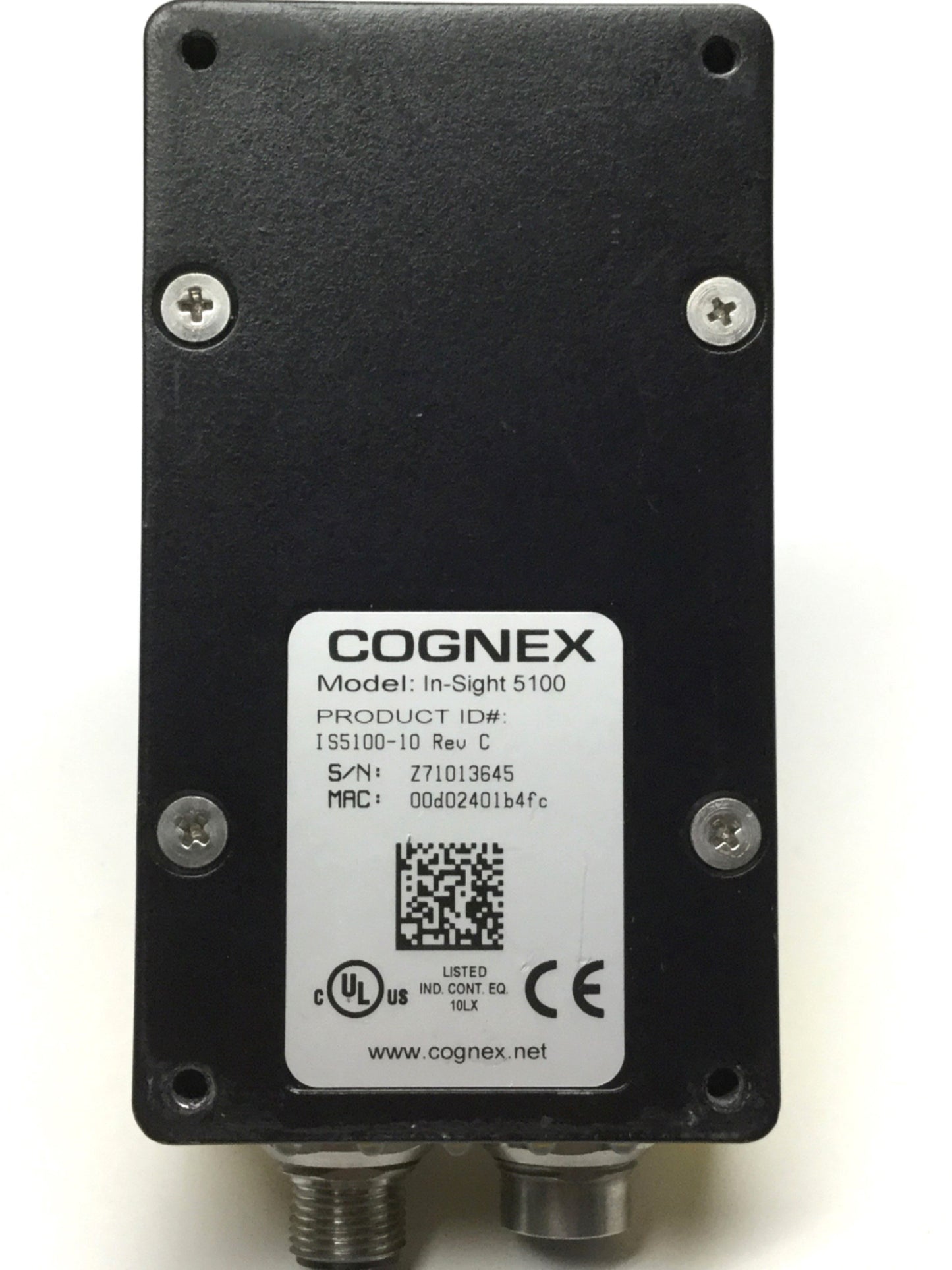 Used Cognex IS5100-10 In-Sight 5100 Industrial Machine Vision Camera Sensor 640x480