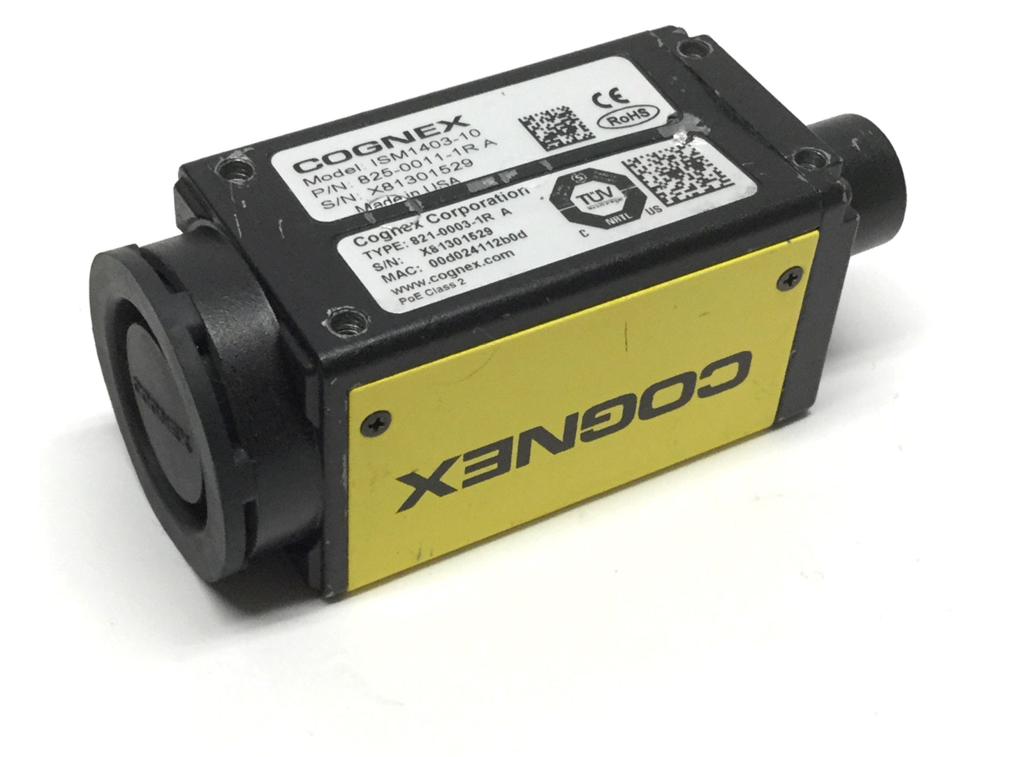 Used Cognex ISM1403-10 In-Sight Micro Machine Vision Camera Sensor PoE 1600x1200