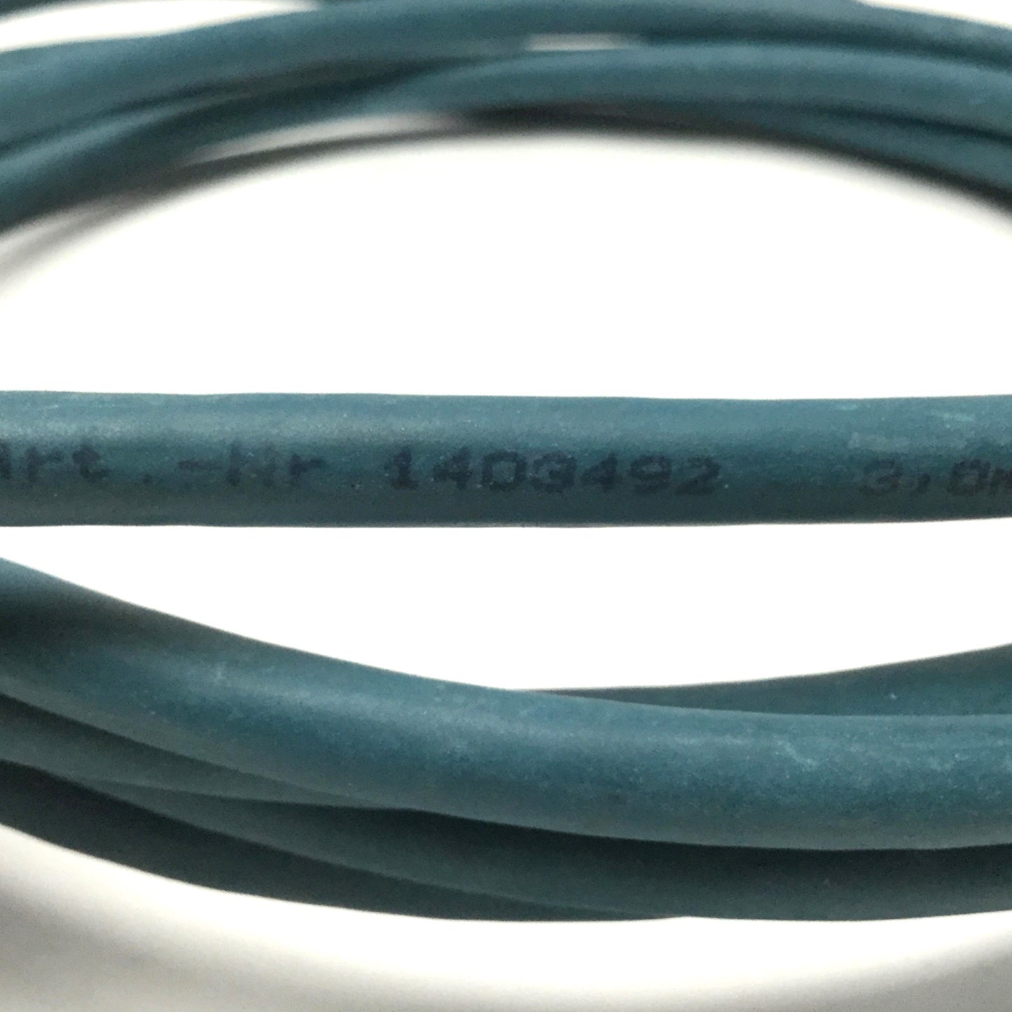 Used Phoenix Contact VS-M12MS-IP20-94B-LI/3.0 Ethernet Cable M12 8-Pin to RJ45, 3m