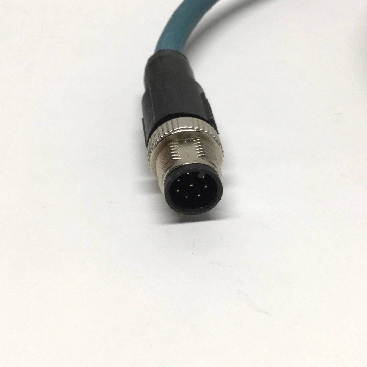 Used Phoenix Contact VS-M12MS-IP20-94B-LI/3.0 Ethernet Cable M12 8-Pin to RJ45, 3m