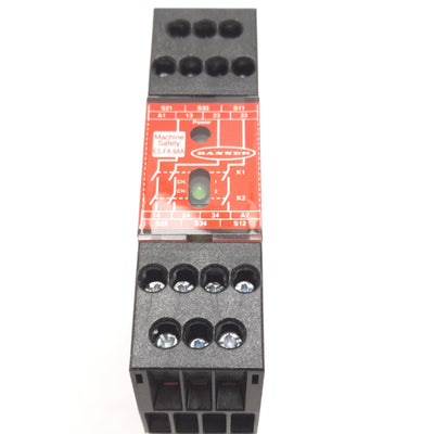 Used Banner ES-FA-9AA Emergency E-Stop Safety Relay Module 24VAC/DC, 3 N/O Contacts
