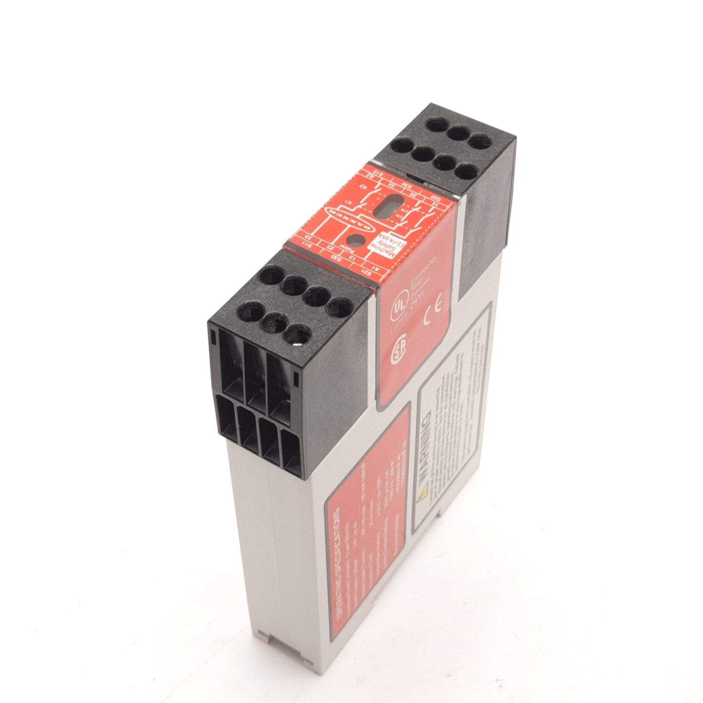 Used Banner ES-FA-9AA Emergency E-Stop Safety Relay Module 24VAC/DC, 3 N/O Contacts