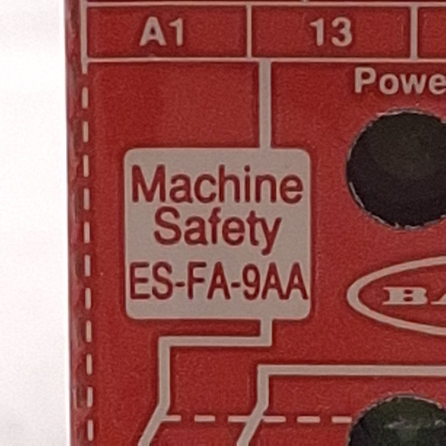 Used Banner ES-FA-9AA Emergency E-Stop Safety Relay Module 24VAC/DC, 3 N/O Contacts
