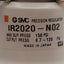 Used SMC IR2020-N02 Precision Modular Pressure Regulator, 0.7-120psi Output, 1/4" NPT