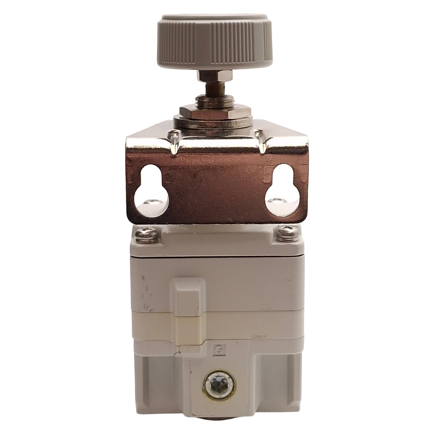 Used SMC IR2020-N02 Precision Modular Pressure Regulator, 0.7-120psi Output, 1/4" NPT
