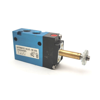 Used Automatic Valve L0502AAWR Compact Spool Valve 5-Port 2-Position, 1/8"NPT
