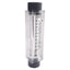 New King Instrument 7510216A04 Acrylic Tube Flowmeter, 4in Scale, 1-10GPM, 125psig