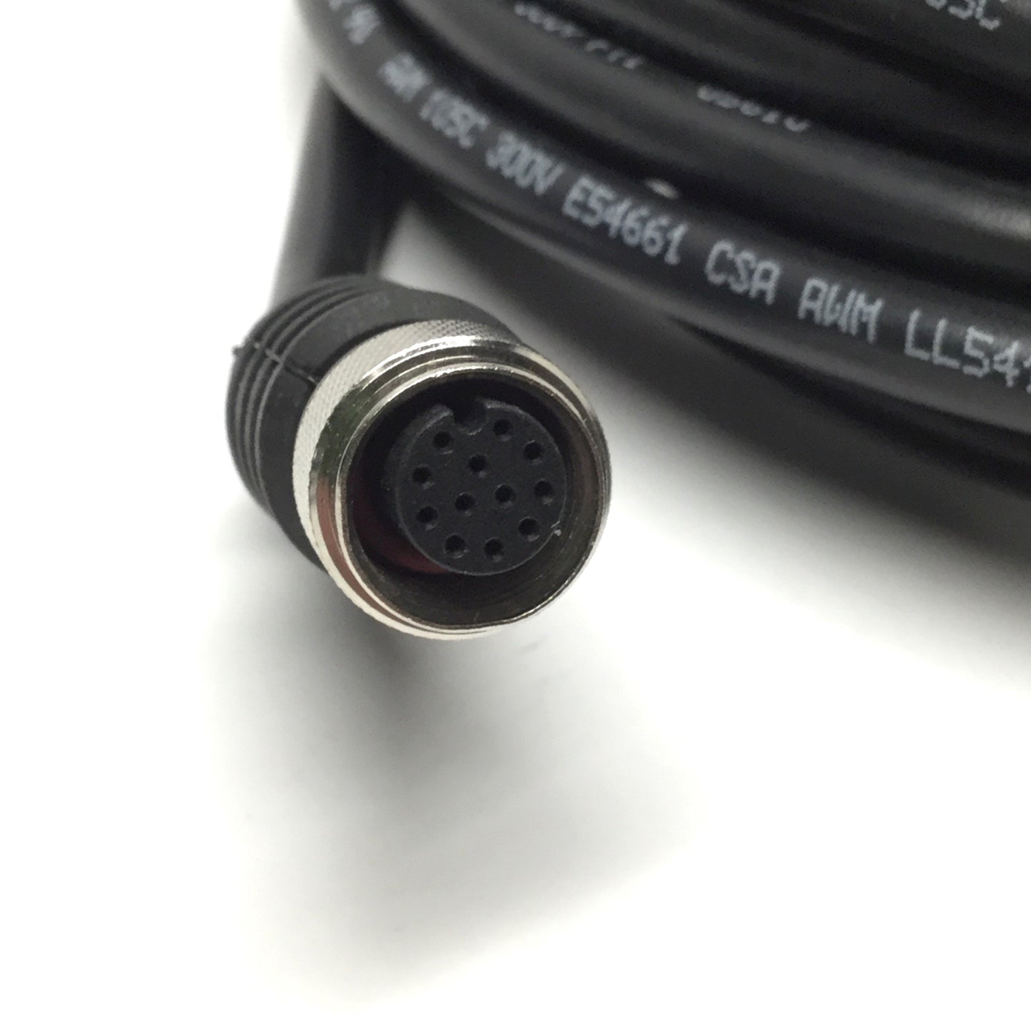 Used Cognex C3G-CBL-001 Power & I/O Breakout Cable for Checker 3G/4G Vision Sensor 5m