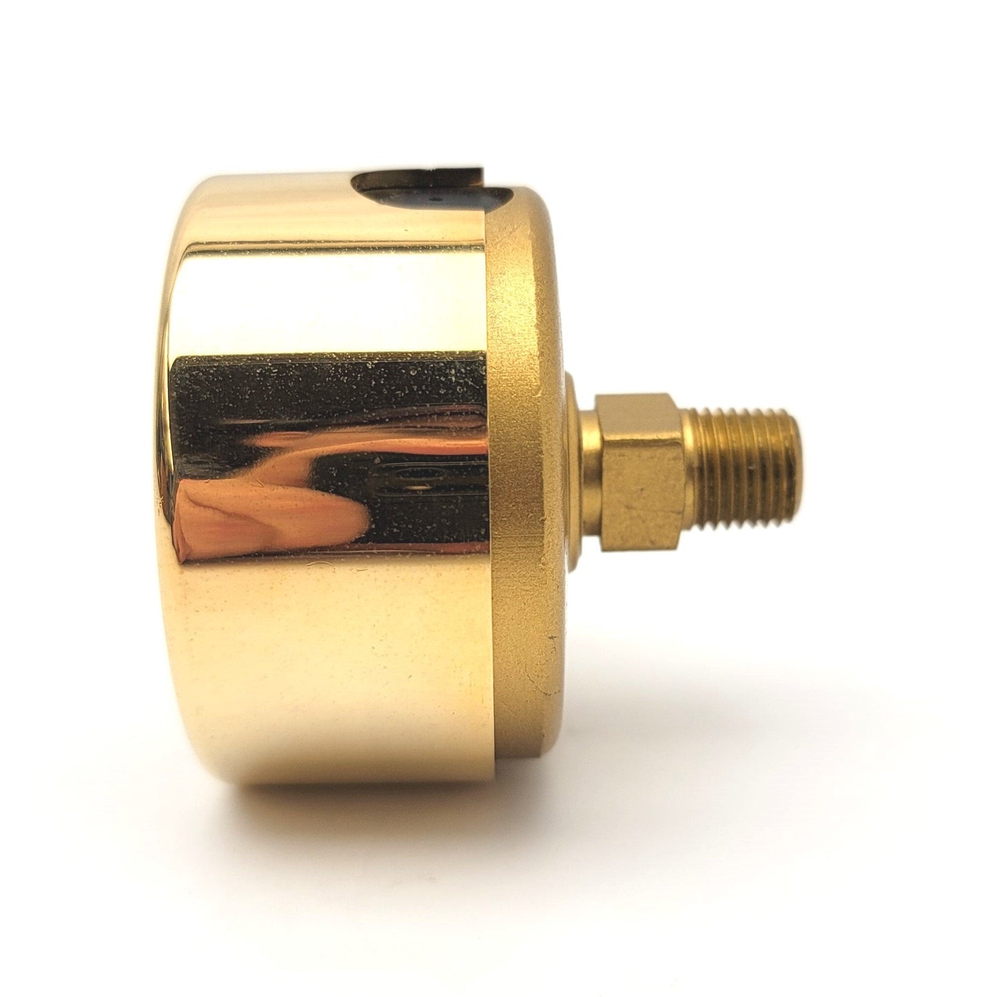 New – Open box WIKA 9318259 Brass Liquid Filled Pressure Gauge Back Mount, 1/4"NPT, 0-1500psi