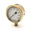 Used NOSHOK 25-300-160-psi Brass Case Liquid Filled Pressure Gauge 0-160psi 1/4"NPT
