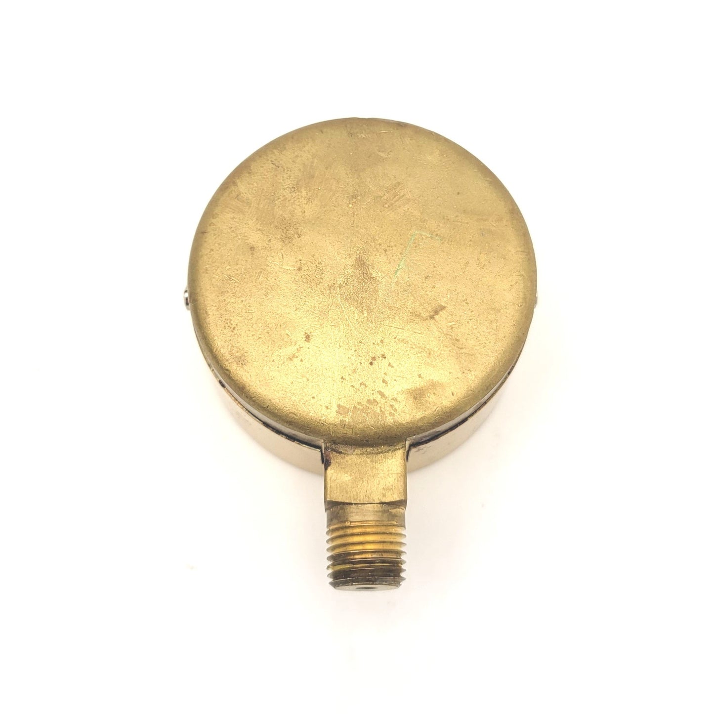 Used NOSHOK 25-300-160-psi Brass Case Liquid Filled Pressure Gauge 0-160psi 1/4"NPT
