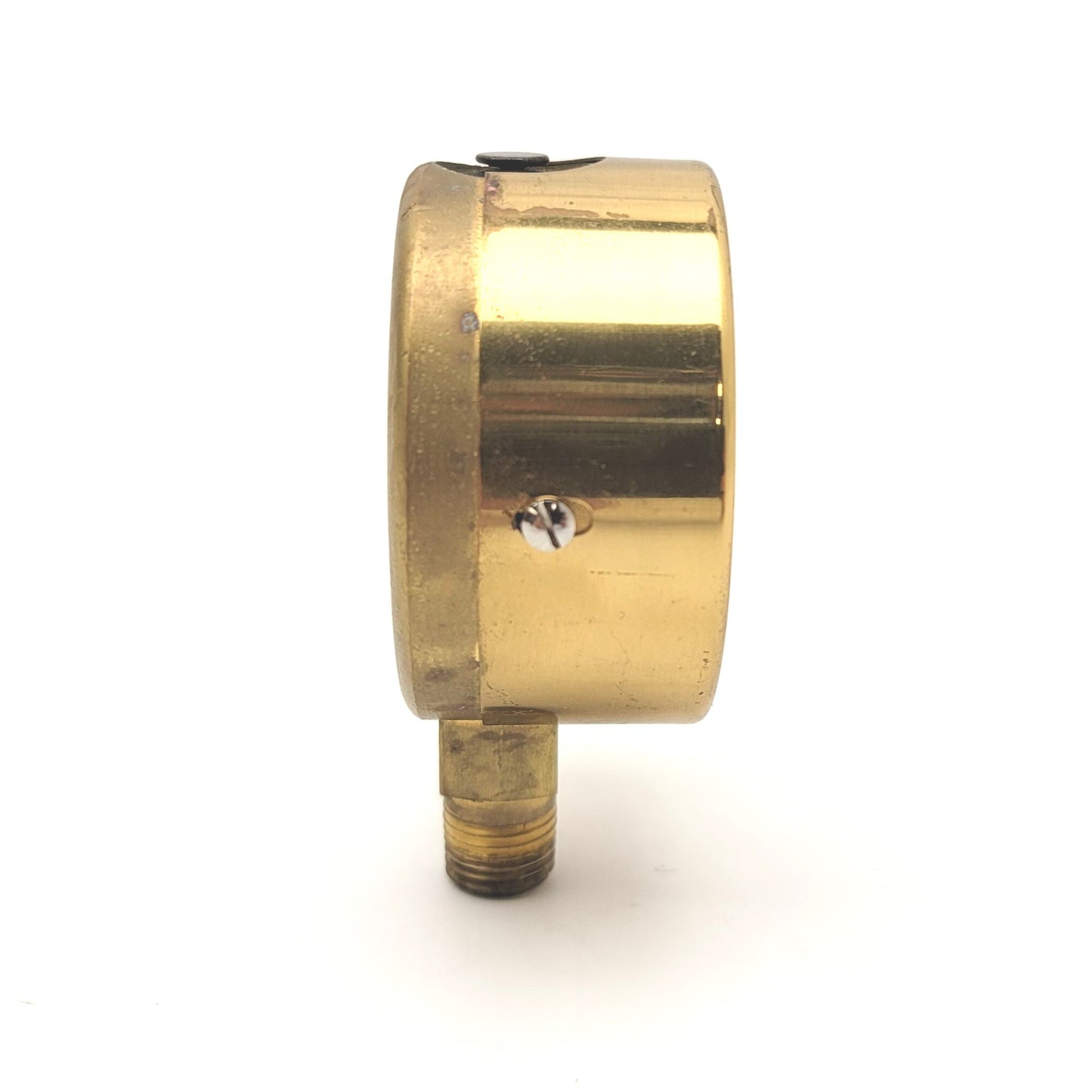 Used NOSHOK 25-300-160-psi Brass Case Liquid Filled Pressure Gauge 0-160psi 1/4"NPT