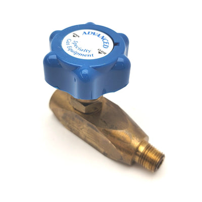 Used Advanced Specialty Gas Equipment NOVA B44MF ASG Brass Gas Valve 3,500 PSI Max