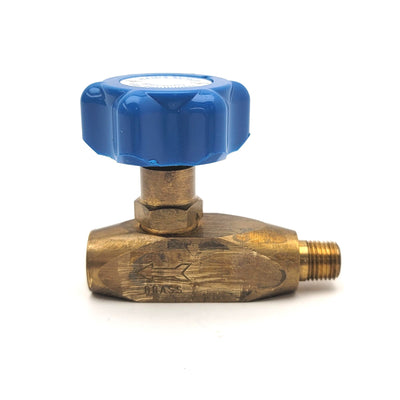 Used Advanced Specialty Gas Equipment NOVA B44MF ASG Brass Gas Valve 3,500 PSI Max