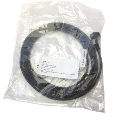 New Norstat CP2-N02-VL1-C01-5 Cable 5m 3-Pin w/Yellow Light & Suppressor 12-24VAC/DC