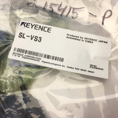 New Keyence SL-VS3 Light Curtain Serial Cable Set Transmitter & Receiver, Length: 3m