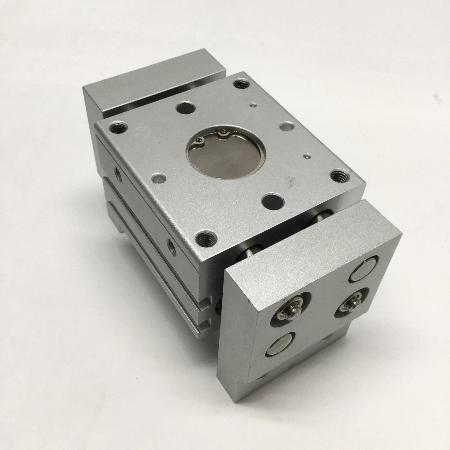 Used SMC MHL2-20D Parallel Gripper, 20mm Bore, 40mm Stroke, M5 Ports, 0.1-0.6 MPa
