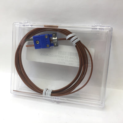 New Omega HSTC-TT-T-24S-72-SMPW Hermetically Sealed Thermocouple, Type T, 250C, 80"