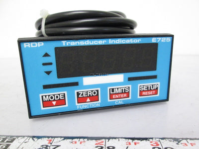 New RDP Electronics E725/230/DC1/0/0/0 Transducer Indicator Panel 230VAC 30mA