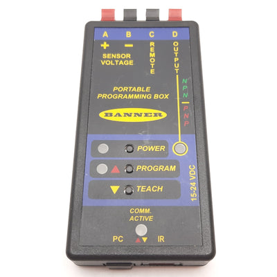 Used Banner DPB1 Portable Sensor Programming Box, 15-24VDC, Remote Teach